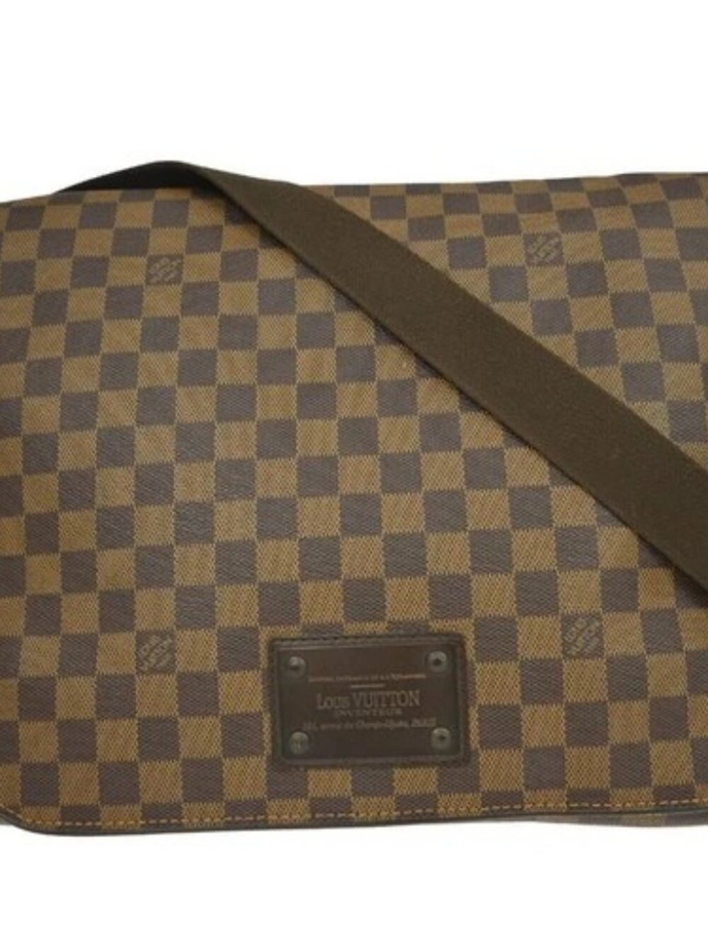 BUYIT03/ LOUIS VUITTON DAMIER BROOKLYN MM SHOULDER BAG N51211 CA2098 NQ06861 - Picture 1 of 10